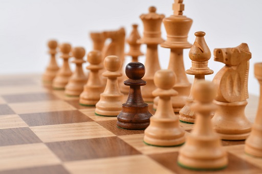 Photo of wooden chess set